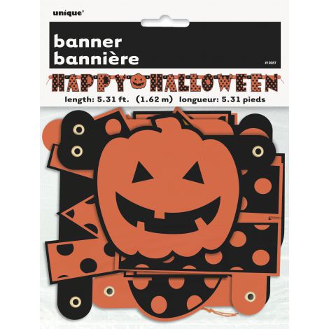 Banner happy halloween buline
